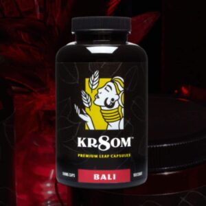 KR8OM™ Bali Kratom Capsules Red Whole Earth Gifts