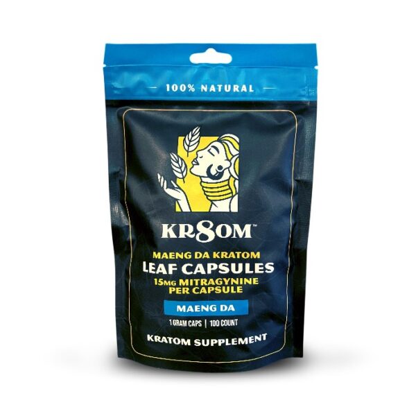 Buy KR8OM Green Maeng Da Kratom Capsules Online