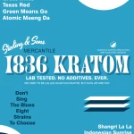 Indonesian Sunrise Capsules, 1836 Kratom - Vintage Blues Music Inspired Poster