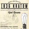 Indonesian Sunrise Powder, Indonesian Sunrise Capsules, 1836 Kratom OG Vintage Poster