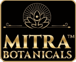 Mitra Botanicals Logo Gold Border