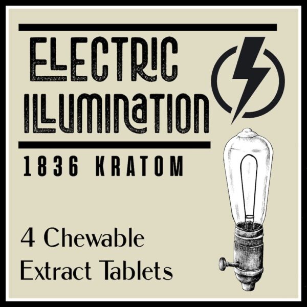 Whole Earth Gifts 1836 Kratom Electric Illumination Label