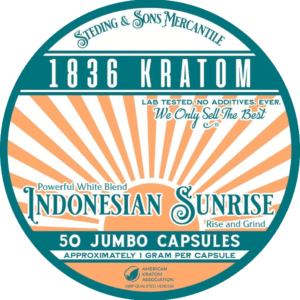 Whole-Earth-Gifts-1836-Kratom-Indonesian-Sunrise-50-Capsule-Tin-Label-2