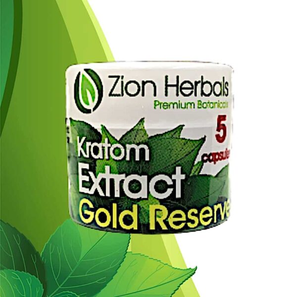 Zion Herbals Gold Reserve 5ct. Kratom Extract Capsules.jpg