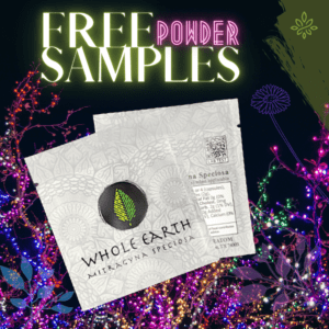 Whole Earth Free Kratom Powder Samples