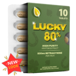 Zion Herbals Lucky 80 Kratom Extract Tablets 10 pack.