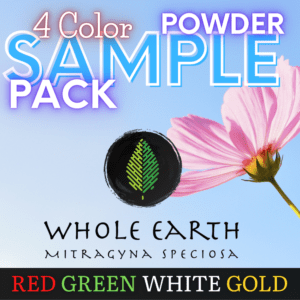 Four Color Whole Earth Kratom Sample Pack