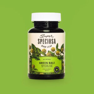 Super Speciosa Green Bali Kratom Capsules at Whole Earth Gifts