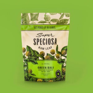 Super Speciosa Green Bali Kratom Powder at Whole Earth Gifts