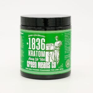 1836 Kratom Green Means Go 8oz Kratom Powder