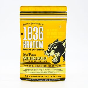 1836 Kratom 4oz Sand Panthers Super Gold Kratom Powder