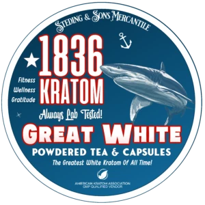 1836 Kratom Great White Capsules at Whole Earth Gifts