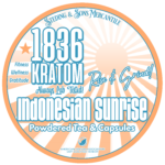 1836 Kratom Indonesian Sunrise Capsules at Whole Earth Gifts