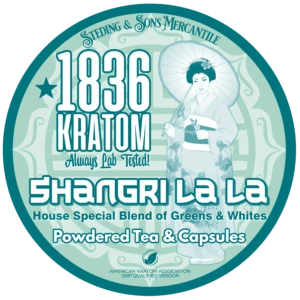 1836 Kratom Shangri La La Capsules at Whole Earth Gifts