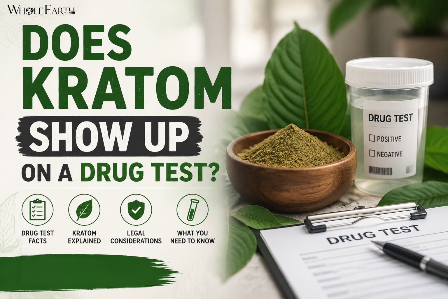 Does Kratom Show Up on a Drug Test