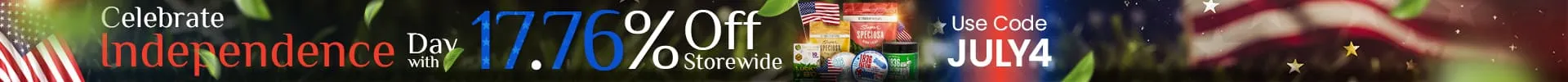 Counter banner for independence day sale desktop