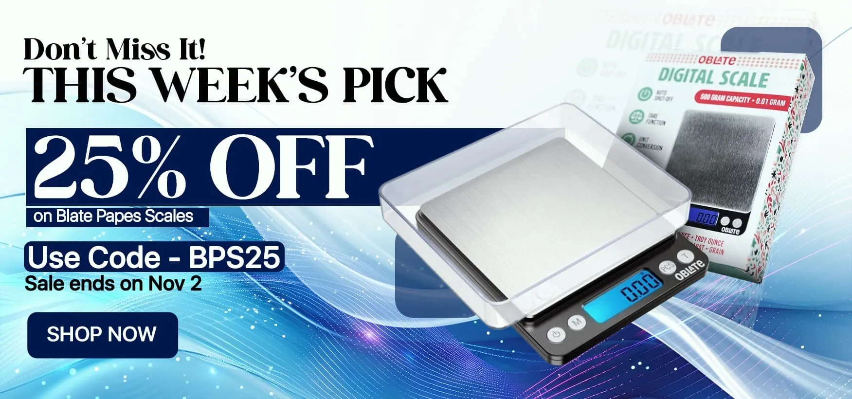 25% OFF on Blate Papes Scales