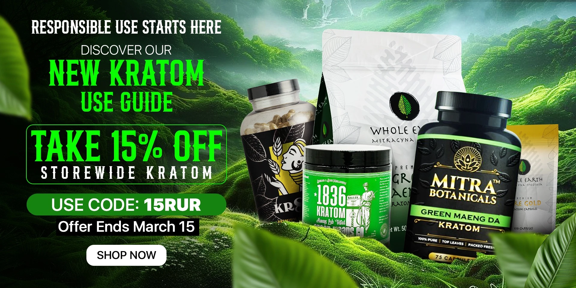 Responsible Use Starts Here Discover Our New Kratom Use Guide