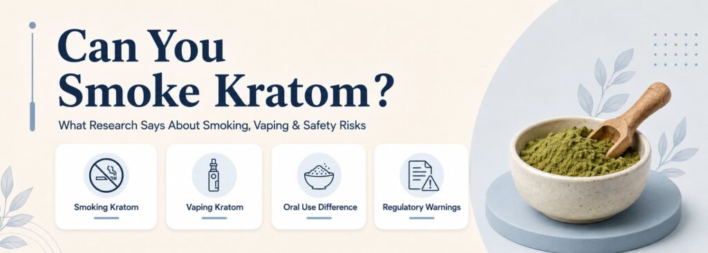 Can You Smoke Kratom?