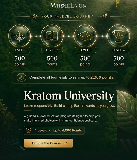 Kratom University for rewords
