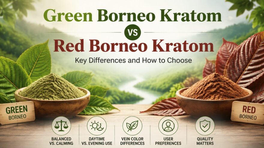 Green Borneo Kratom vs Red Borneo Kratom