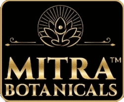 Mitra Botanicals Logo Gold Border